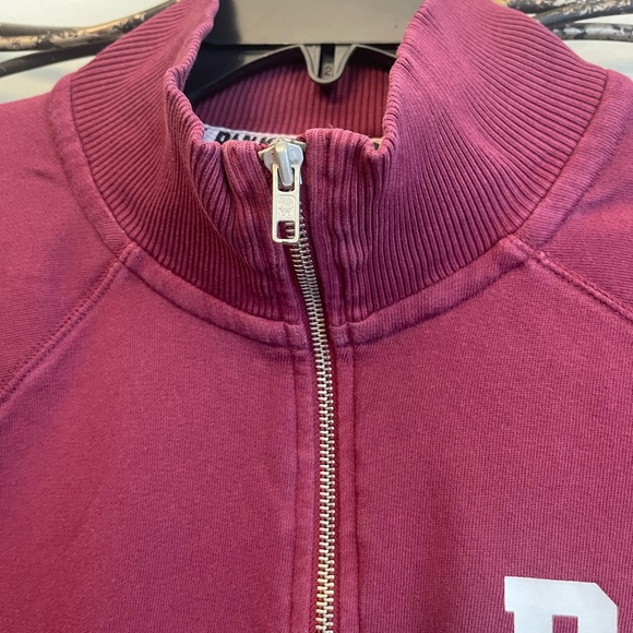 PINK Victoria’s Secret Quarter Zip Pullover Sweatshirt - Picture 3 of 7